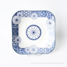 Qinghua porcelain pad printing 6inch bowl for weeding